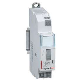 Télérupteur standard à bornes auto 230V~- 1P - 250V~~ - 16A - 1F - 1 module|Legrand-LEG412420