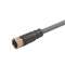Connecteur M8 4 fils droit longueur 5m PVC