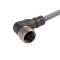Connecteur M12 4 fils coudé longueur 2m PVC NPN LED PVC|Carlo gavazzi-CGPCONE14NF-ANT2