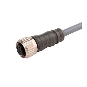 Connecteur M12 3 fils droit longueur 5m PVC|Carlo gavazzi-CGPCONE13NF-S5