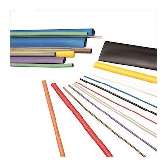 CGPT 38/19 Noire 1 mètre-Gaine thermorétractable paroi mince 38/19|TE Connectivity ( Ex Tyco Simel )-TYS615830