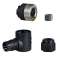OsiSense XZ - connecteur nu femelle - 1/2 20UNF - 3 broches - coudé - PE Pg 7