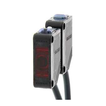 Cellule photoélectrique barrage, 10 m, led rouge, npn, IP67, câble 2m|Omron electronics-OMRE3Z-T61A2M