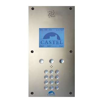 Portier audio défilement clavier, écran graphique, conforme loi Handicap RTC|Castel-CST650.2700
