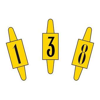 vignette format 13 x 20mm lettre a lot 10|Catu-CATAE-A-J