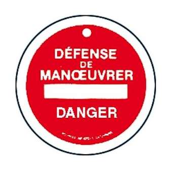 disque 'defense de manoeuvrer..' 100mm|Catu-CATAP-471-1