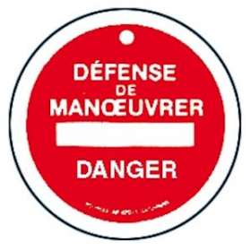 disque 'defense de manoeuvrer..' 100mm|Catu-CATAP-471-1