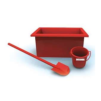 kit bac a sable et accessoires pour post|Catu-CATKIT-FEU