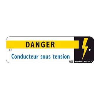 plaque alumetal 'conducteur'|Catu-CATAM-131-2