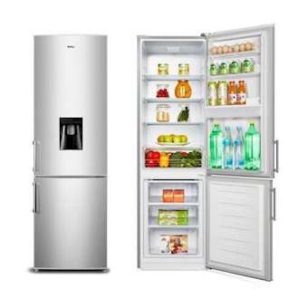 REFRIGERATEUR COMBINE SILVER|Sideme-EMEAF8281DS