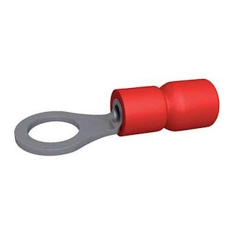 Cosse pré-isolée ronde 0.5-1.5 mm² M3 rouge (x 100)|Bizline-BIZ230000