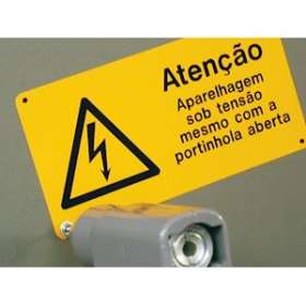 Etiquette signalétique de type MG-SIGNS-R arrêt urgence 62 mm jaune|Cembre-CMB990743