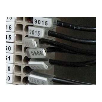 Repère filaire type MG-TPM 4 x 12 mm blanc|Cembre-CMB40091