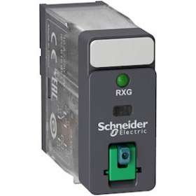 Zelio Relay RXG - relais interface - embrochab - test - DEL - 1OF - 10A - 24VDC|Schneider Electric-SCHRXG12BD