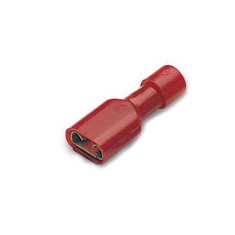 Clip femelle complètement isolé rouge (0,25 à 1,5 mm²) - 4,8 X 0,5 mm|Cembre-CMBRF-F405P
