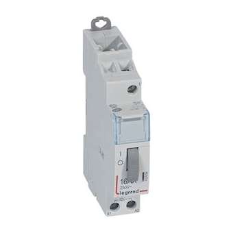 Télérupteur standard à vis 12 V~- 1P - 250V~~ - 16A - 1F - 1 module|Legrand-LEG412404