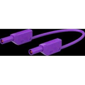 Cordon de mesure de sécurité 4 mm 100 cm violet|Staubli-TTT28012410026