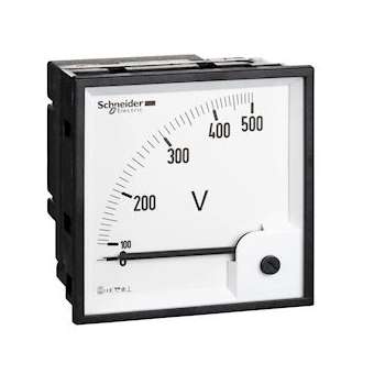 PowerLogic - voltmètre analogique - encastré - 96x96mm - 0 à 500 V|Schneider Electric-SCH16075
