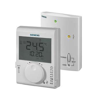 Thermostat ambiance grand LCD journ. kit RF|Siemens HVAC-SBARDJ100RF-SET