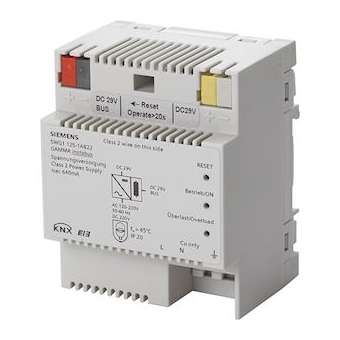 N125/22 alimentation 640 mA pour appareils KNX|Siemens HVAC-SBA5WG1125-1AB22