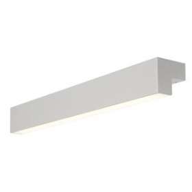 L-LINE 60, applique intérieure, argent, LED, 10W, 3000K, IP44|SLV-DC51001300
