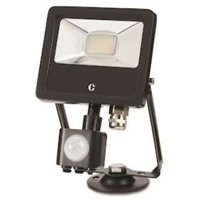FL01, projecteur 10W couleur LED commutables, 3000K, 4000K et 6000K, IP65, PIR|Collingwood-SLHFL01BPCS