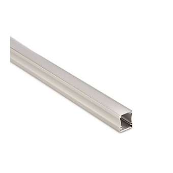 Profil 100cm en aluminium anodisé avec diffuseur opaque, profondeur de 28mm|Collingwood-SLHSM28010