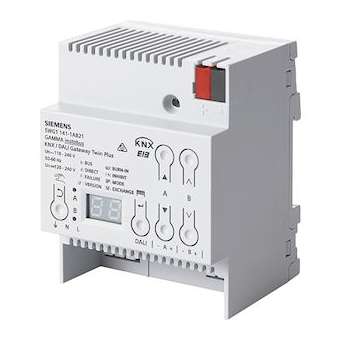 N141/21 passerelle KNX / DALI twin plus|Siemens HVAC-SBA5WG1141-1AB21