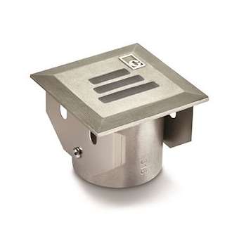 GL022, encastré de sol carré en biseau en inox 316 LED 1W, 30DEG, 3000K, IP68|Collingwood-SLHGL022BC
