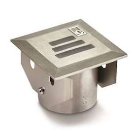 GL022, encastré de sol carré en biseau en inox 316 LED 1W, 30DEG, 3000K, IP68|Collingwood-SLHGL022BC