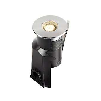 ZEPH 1 - 24 rond inox 3000K 165lm 2W 0/50DEG|Europole-POL55122