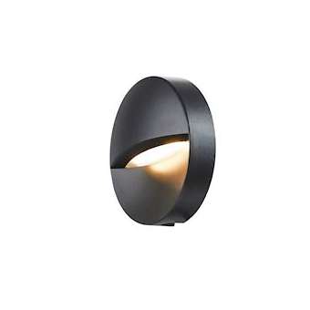 DOWNUNDER OUT, encastré mural extérieur, rond, anthracite, LED, 4,5W, 3000/4000K|SLV-DC51002868