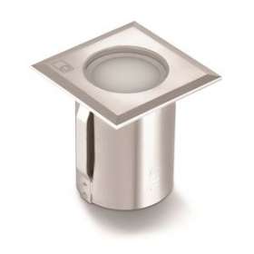 GL018SQ, encastré de sol carré de balisage en inox 316 0,5W, 4000K, IP68|Collingwood-SLHGL018SQNW
