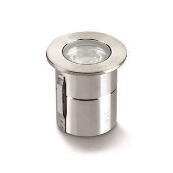 GL019, encastré de sol basse luminance en inox 316 1W, faisceau 12DEG, 2700K, IP|Collingwood-SLHGL019S27