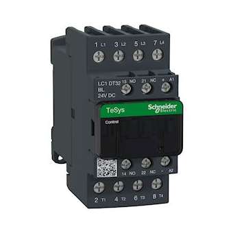 TeSys LC1D - contacteur - 4P - AC-1 440V - 32A - bobine 24Vcc|Schneider Electric-SCHLC1DT32BL