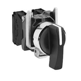 Harmony XB4 - bouton tournant à crosse - D22 - 3 pos rap C - noir - 2F - vis ét|Schneider Electric-SCHXB4BJ53