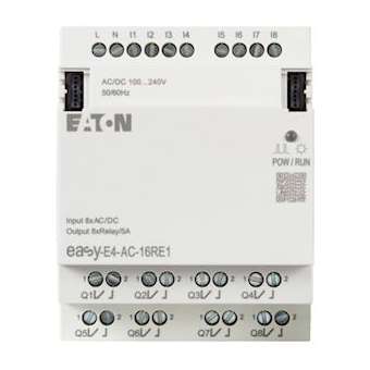 Extension E/S, 100-240 V AC/DC, 8 entrées TOR, 8 sorties relais|Eaton industries-EONEASY-E4-AC-16RE1