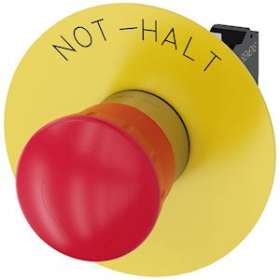 BOUTON-P. CP. PNG ARR. URG. 40MM, ROUGE|Siemens Industries et Infrastructures-SIE3SU1150-1HB20-3PH0