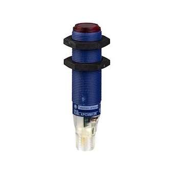 RECEPTEUR CYLIND PLASTIQUE LASER BARRAGE 12 24V DC PNP CONNECT M12|Schneider Electric-SCHXUBLAPCNM12R