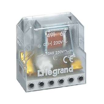 Télérupteur bipolaire 10AX 250V~ intensité absorbée 0,04A|Legrand-LEG049167