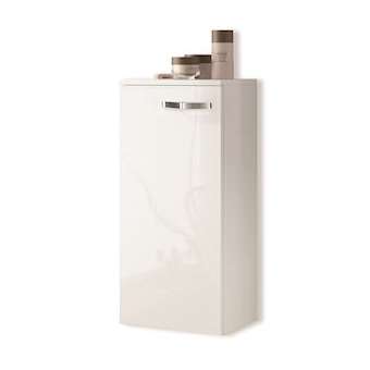 Demi-colonne L350 H766 1 porte avec dessus - Blanc Brillant|Neoform industries sas-UIDA2347972