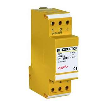 BLITZDUCTOR VT ALD 60 parafoudre combiné coordonné pour lignes DC à terre isolée|Dehn france-DHN918409