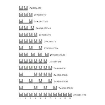 Barres de pontage, pour SPC, 4PE|Eaton industries-EONZV-KSBI-4TE