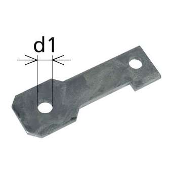 Étriers de raccordement plats IF3 pour EXFS 11 mm - Vente à l'unité|Dehn france-DHN923211