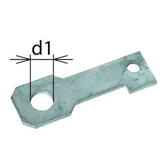 Étriers de raccordement plats IF3 pour EXFS 18 mm - Vente à l'unité|Dehn france-DHN923218