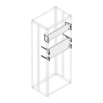 Platine pleine H250mm L600mm (x1)|ABB-ABBPPMB2560