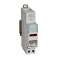 Poussoir modulaire -double fonction voyant 1 NF + LED rouge 110/400V~~ -1 module
