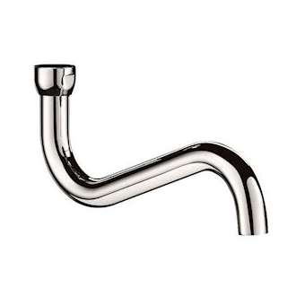 Bec tube orientable D22 H.80 L.300 par-dessous, écrou 3/4'|Delabie-DL5943300110