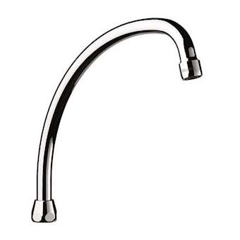 Col de cygne univ. F1/2' L.200 - H.185 brise-jet réglable|Delabie-DL5960202