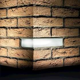 BRICK LIGHT WALL REC.+LED830 24V WHI|Simes-SIWB.9000W.01